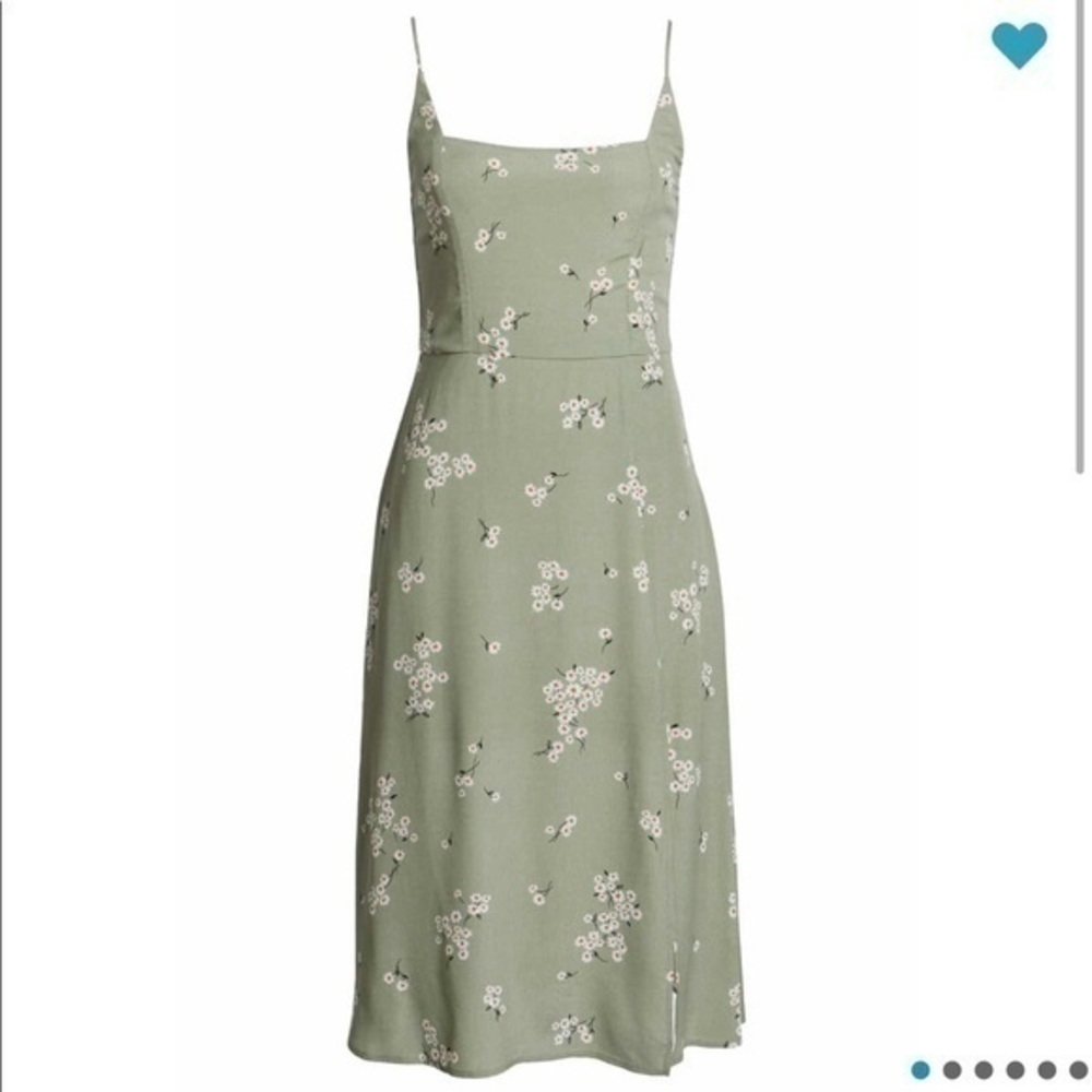 Green floral dress - Picture 3 of 6